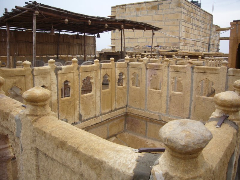 Roof of the Desert Haveli.